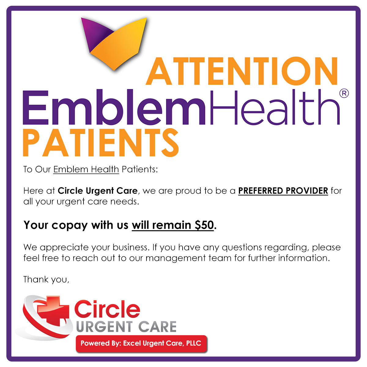 Insurance Circle Urgent Care